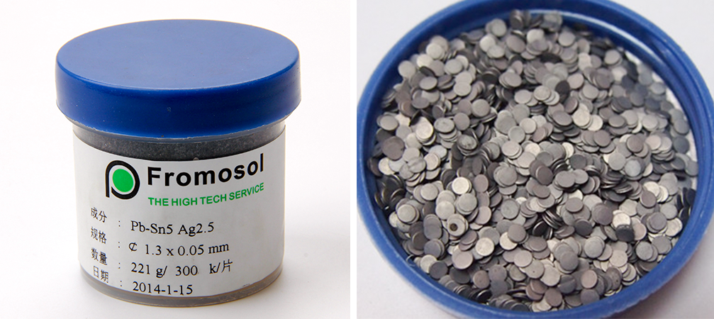 Diode high temperature and high lead solder preform